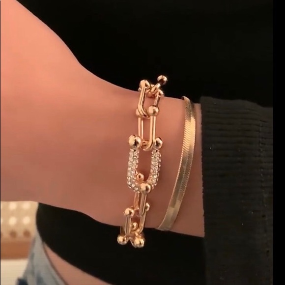 18K Gold Plated Bangle Bracelets - Picture 8 of 8